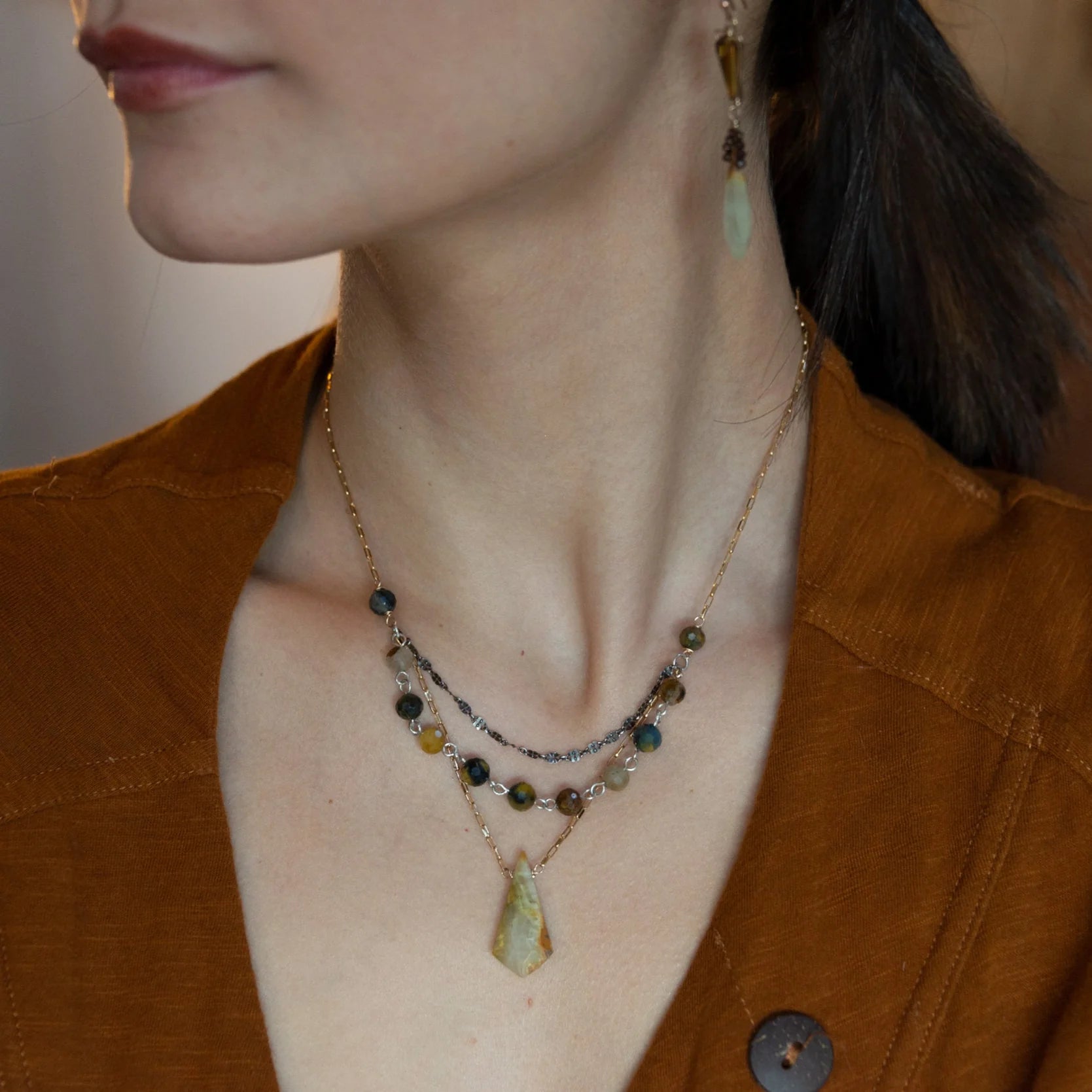 Quarry Pietersite Necklace