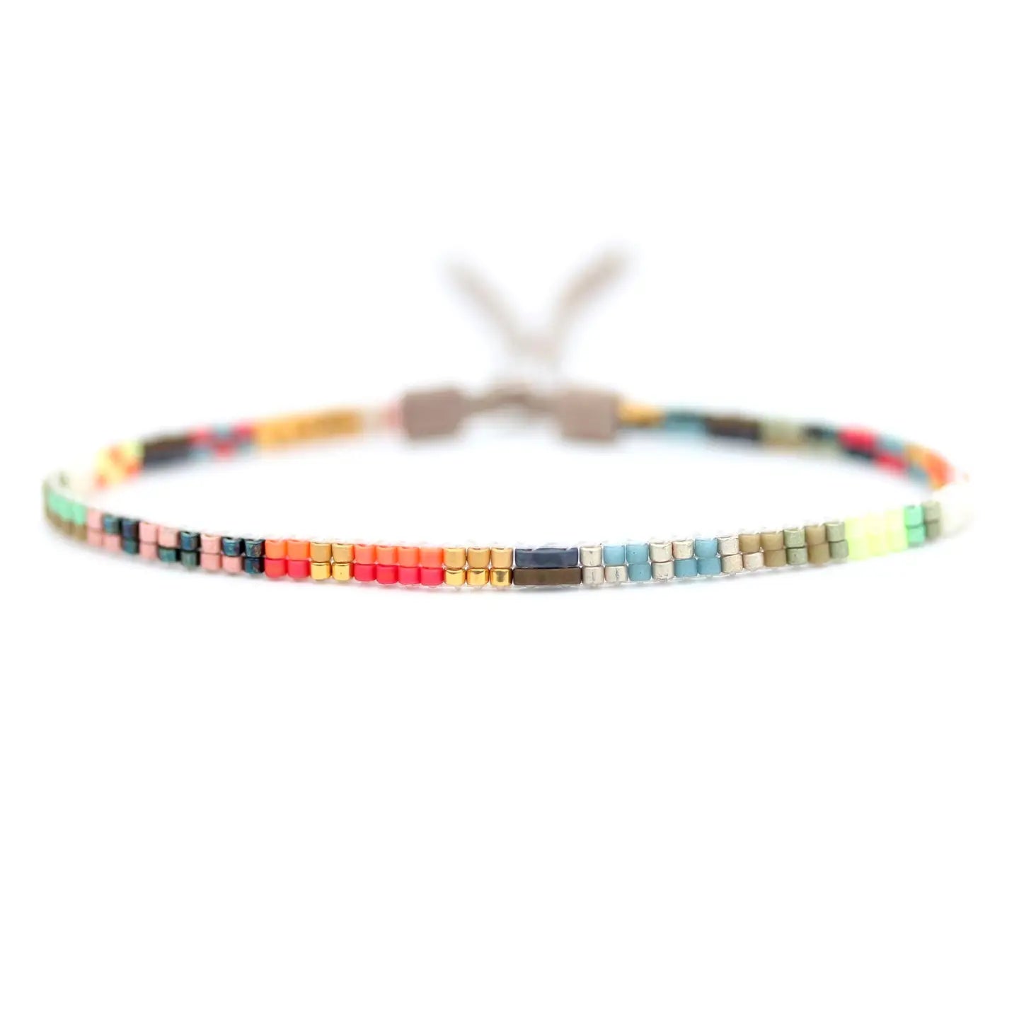 Mini Adjustable Beaded Bracelet - Reef