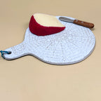 Round Lace Stoneware Cheese Board