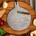 Round Lace Stoneware Cheese Board