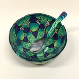 Polymer Clay Salsa Bowl with Matching Spoon