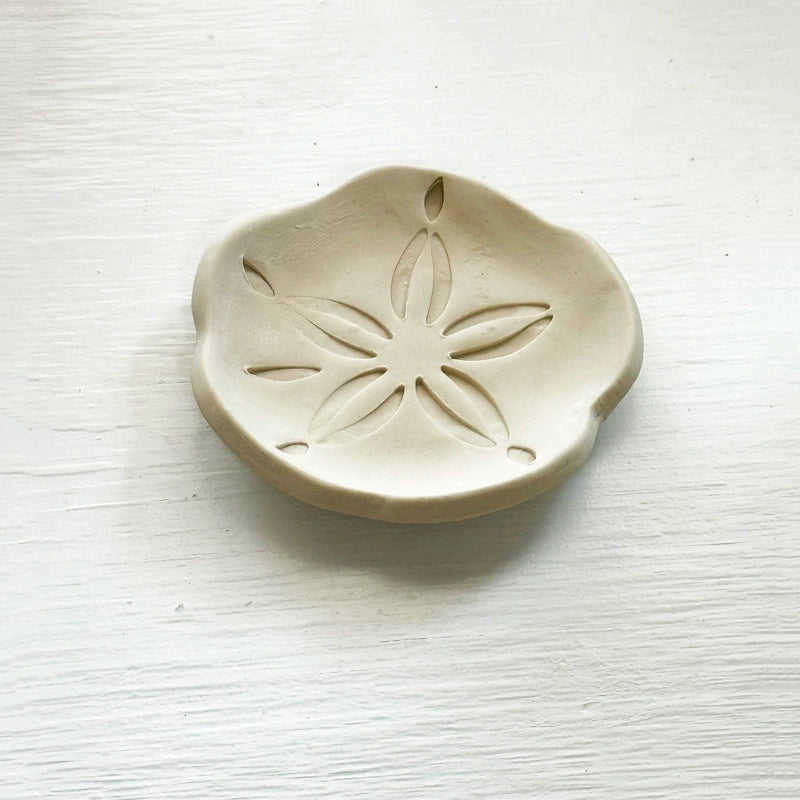 Ceramic Sand Dollar Dish