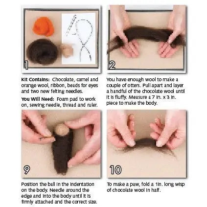 Sea Otter Felting Kit