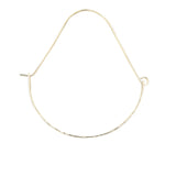 Hinged Flat Oval Hoop Earrings