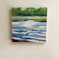 SILVER MORNING acrylic painting by Ann Thompson