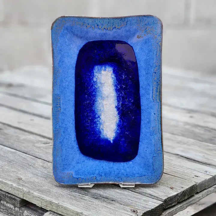 Small Blue/Starry Night Rectangle Tray – With These Hands Gallery