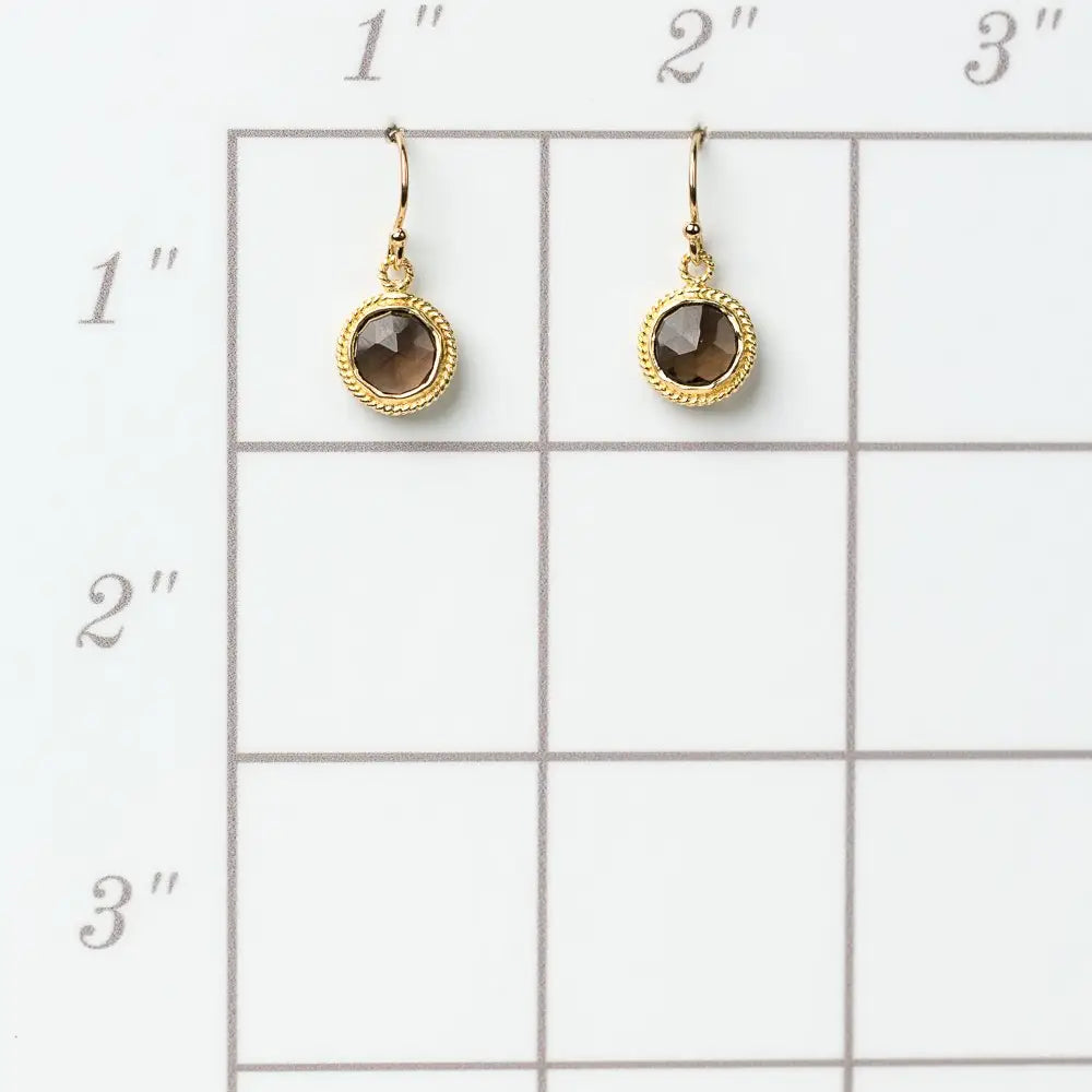 Smoky Quartz Earrings