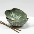 Square Noodle Bowl with Chopsticks