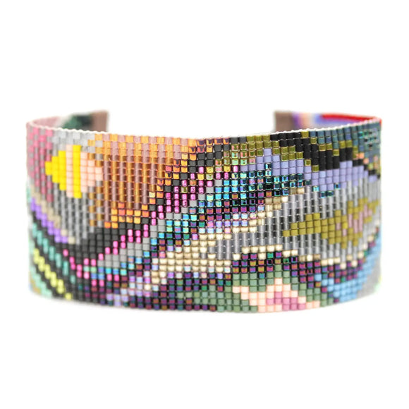 Sunrise Cuff Beaded Bracelet