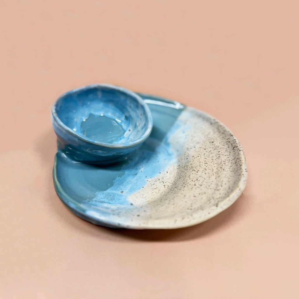 Coastal Swirly bowl