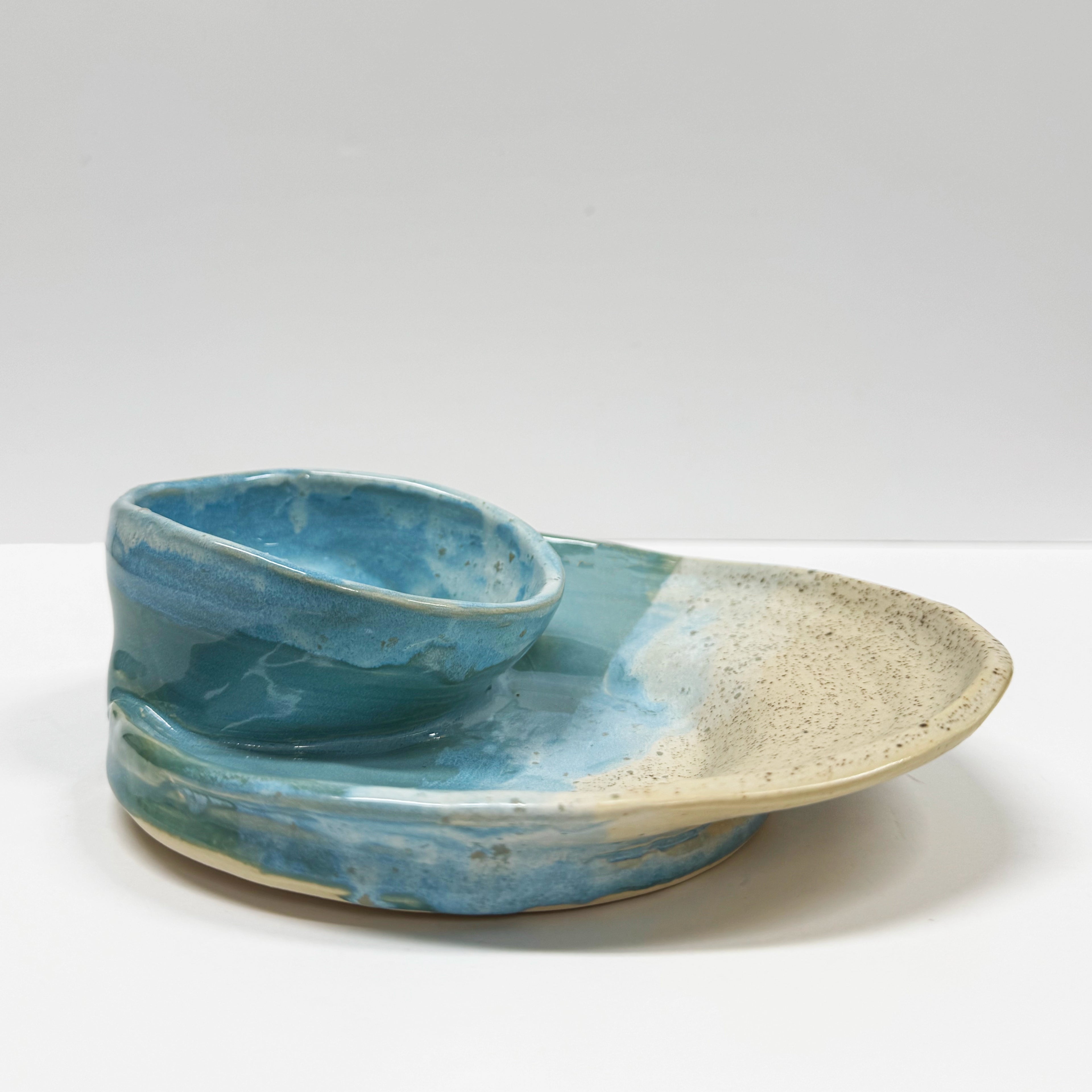 Coastal Swirly bowl