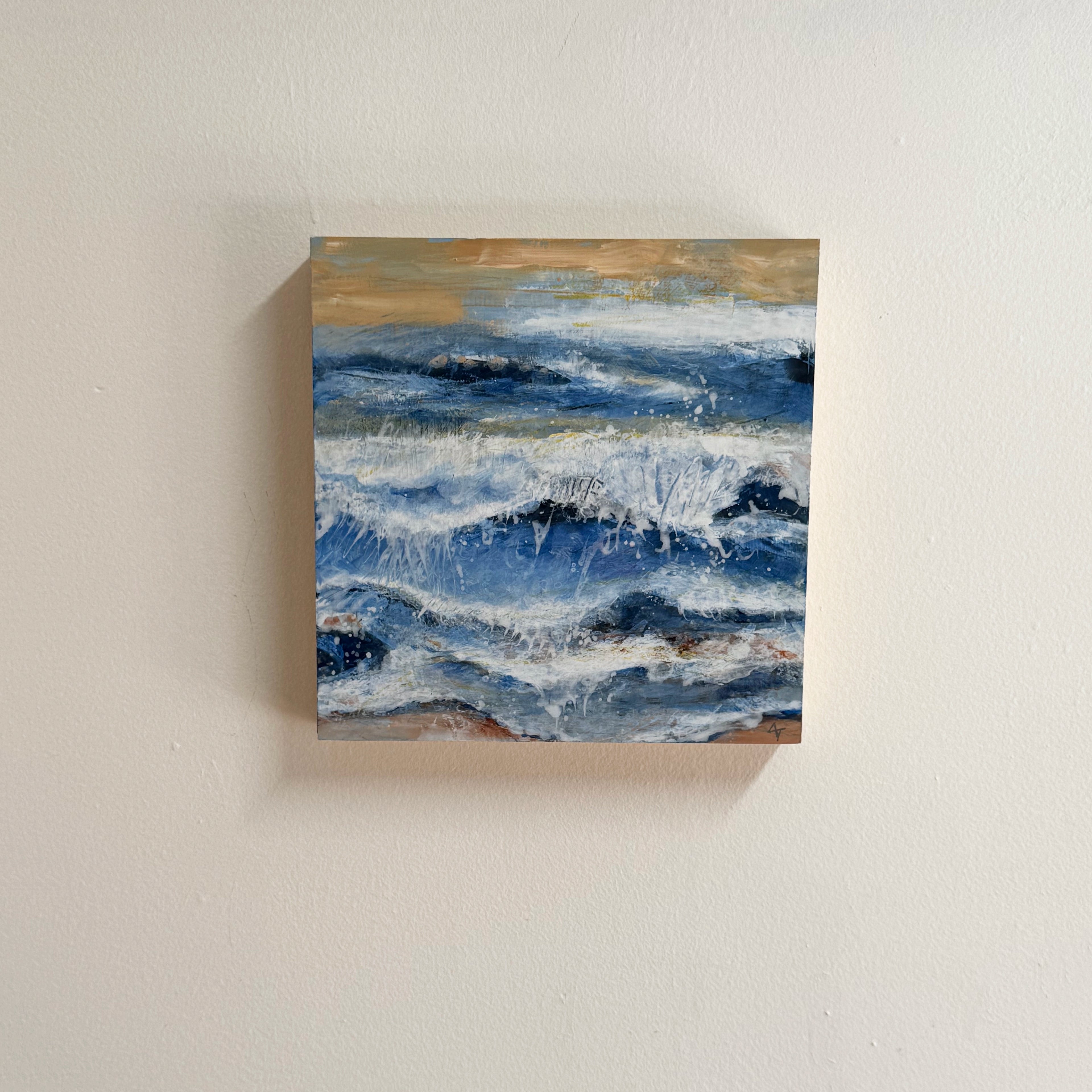 TIME AND TIDE III acrylic painting by Ann Thompson