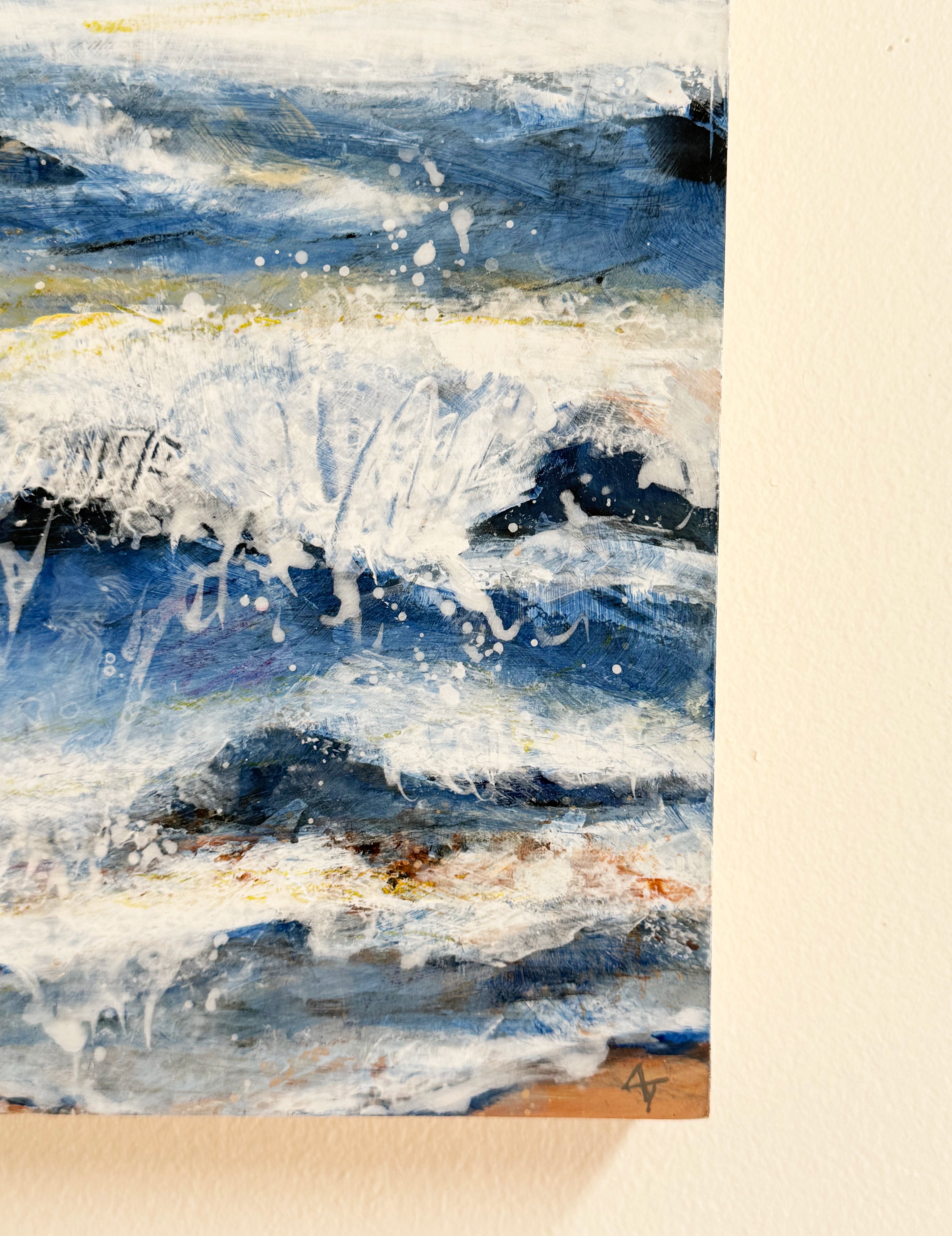 TIME AND TIDE III acrylic painting by Ann Thompson
