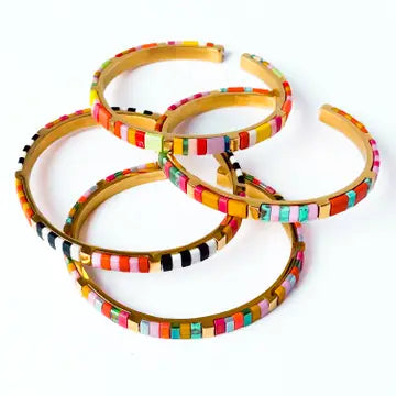 Tila Bead Cuff Bracelets