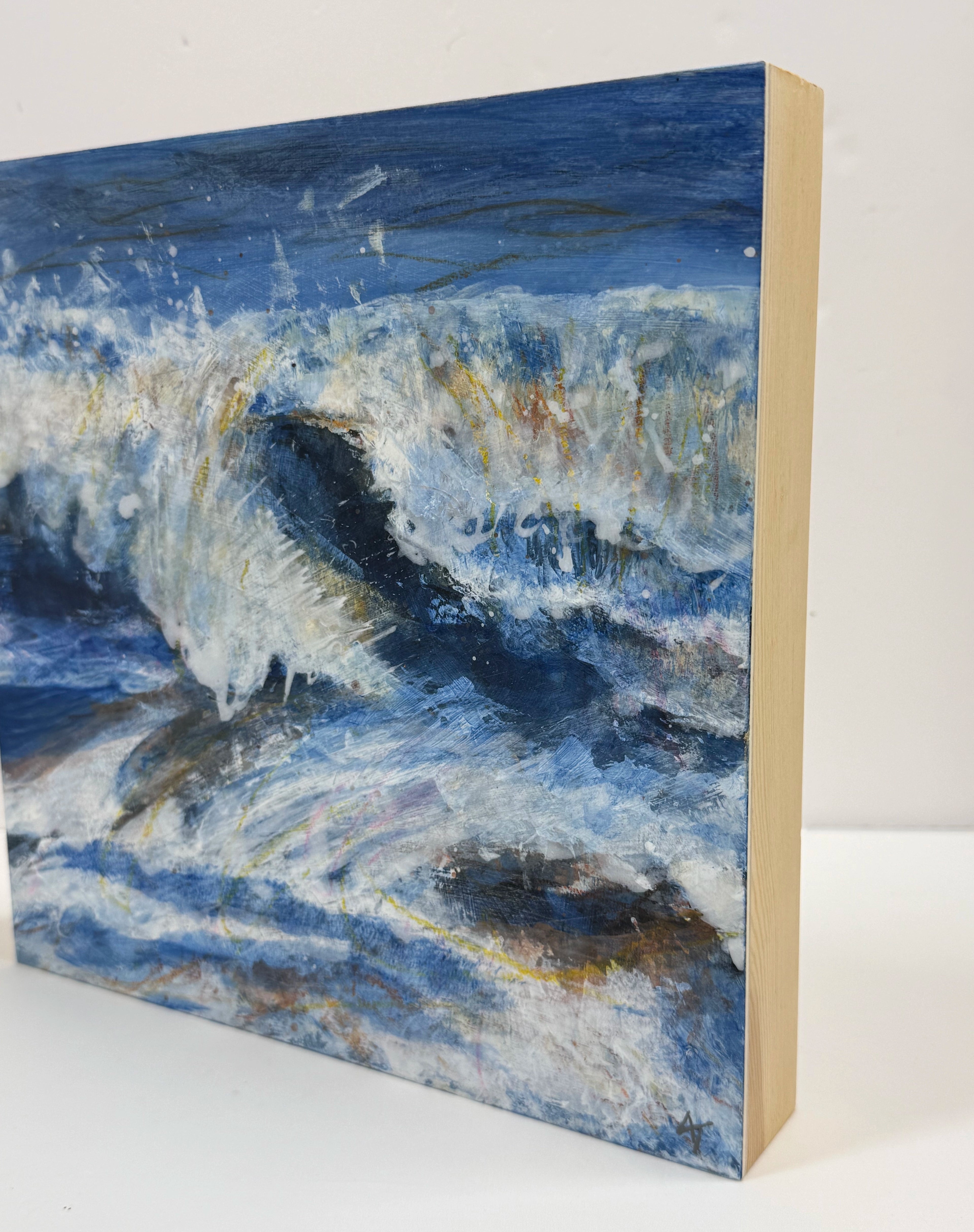 TIME AND TIDE IV acrylic painting by Ann Thompson
