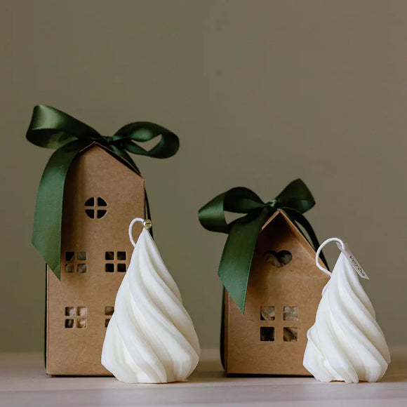 Twirl Christmas Tree Candle