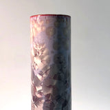 Tall Violet Cylinder Vase