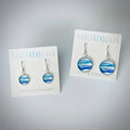 Blue Breeze Watercolor Drop Earrings