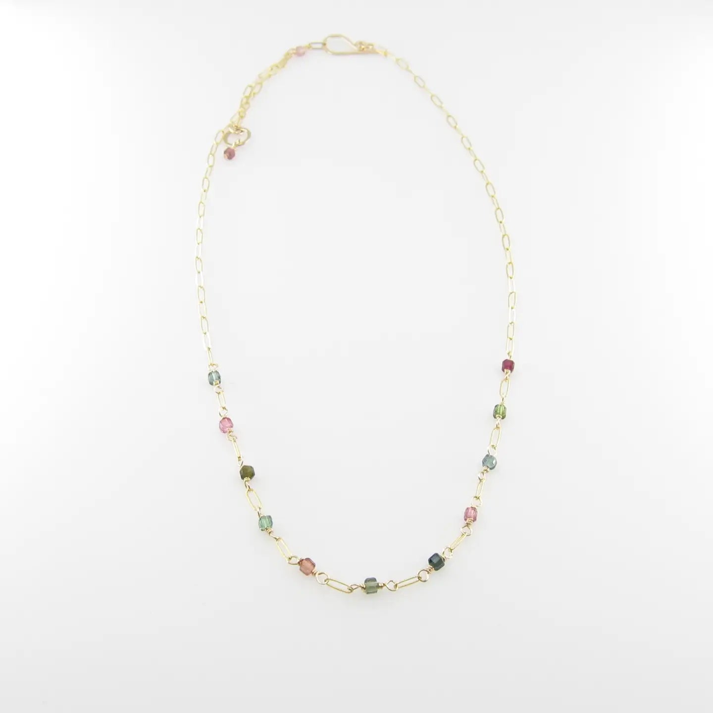 Watermelon Tourmaline Necklace