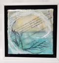BOTANY WAVE encaustic painting by Wendy Vogel