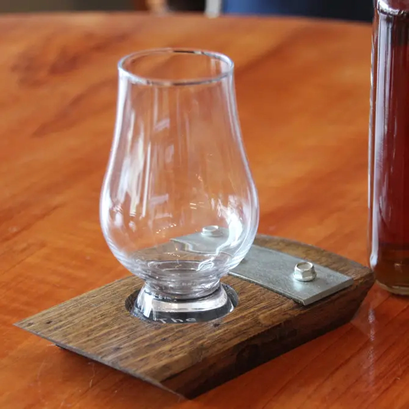 Whiskey Coaster with Glass