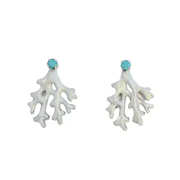 Mini Coral Earrings
