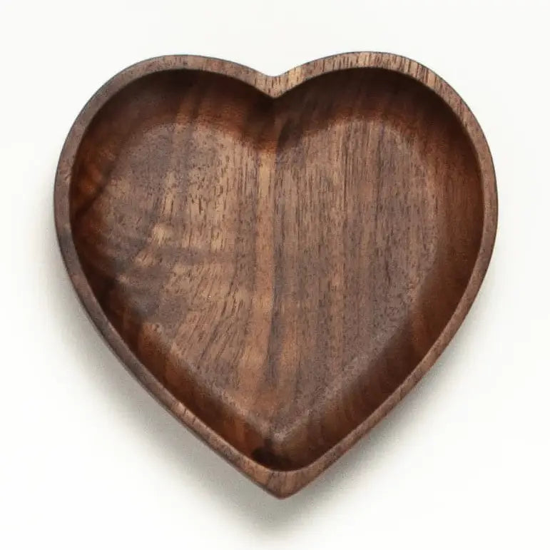 Wood Heart Tray
