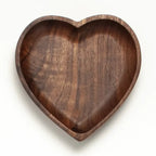 Wood Heart Tray
