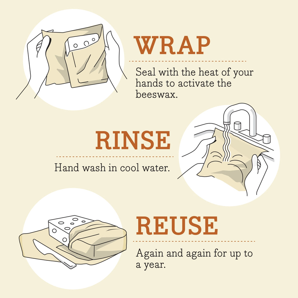 Bee's Wax Food Wraps 3-Pack