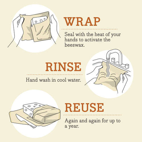 Bee's Wax Food Wraps 3-Pack