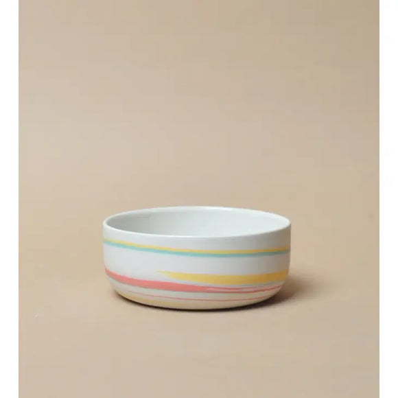 Tricolor Taffy Cereal Bowl
