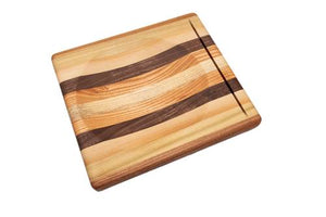 Multi Wood Curved Chopping Board