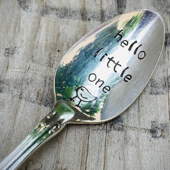 Hand Stamped Baby Spoons