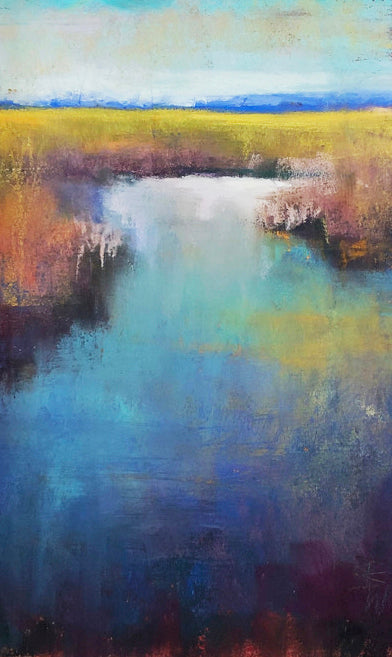 FISHING CREEK original pastel by Beth Williams