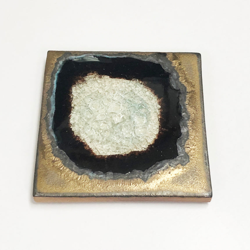 Geode Crackle Coaster