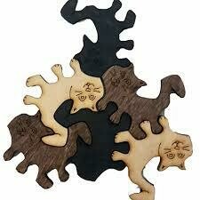 Wooden Cat Puzzle