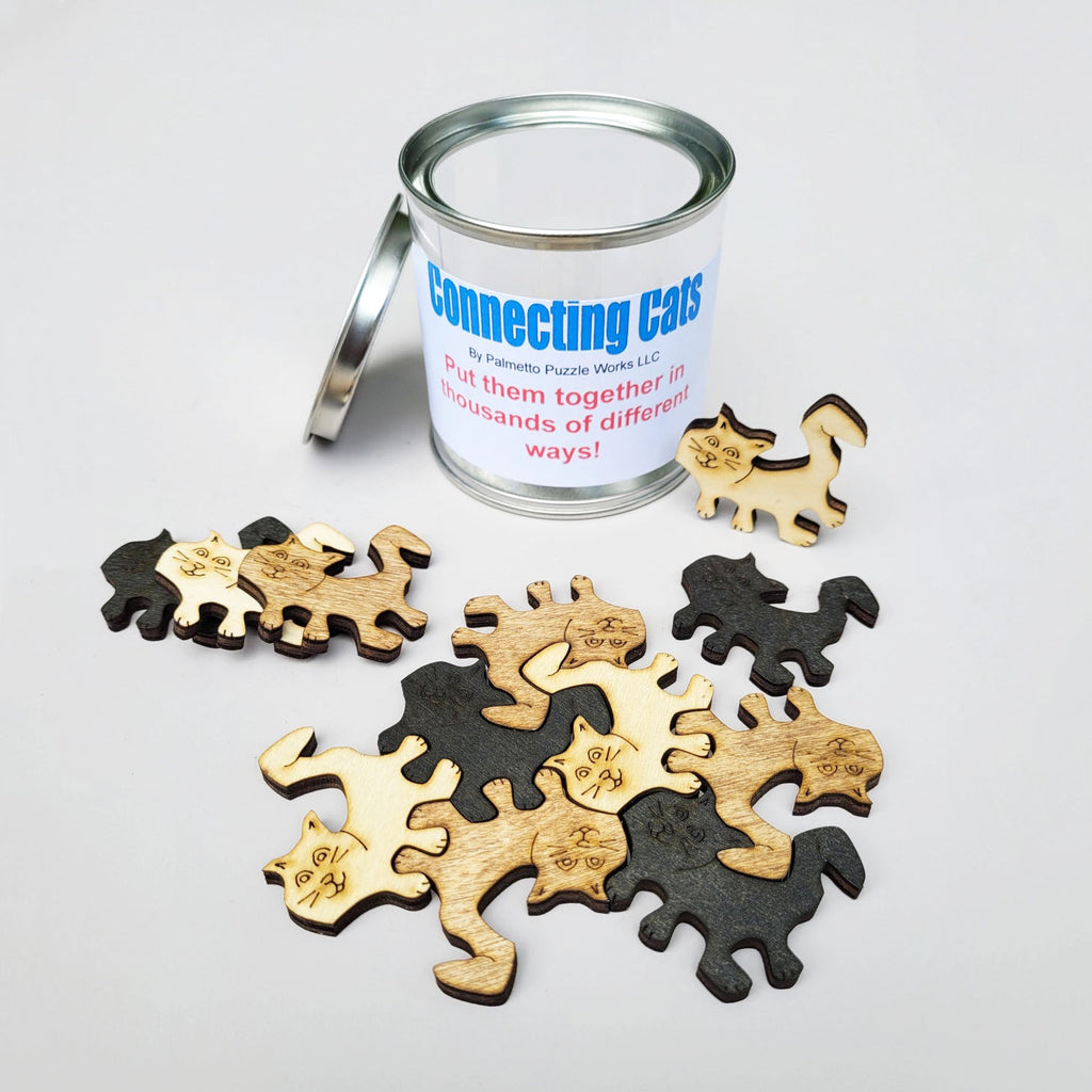 Wooden Cat Puzzle