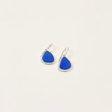 Sea Glass Bezel Set Earrings