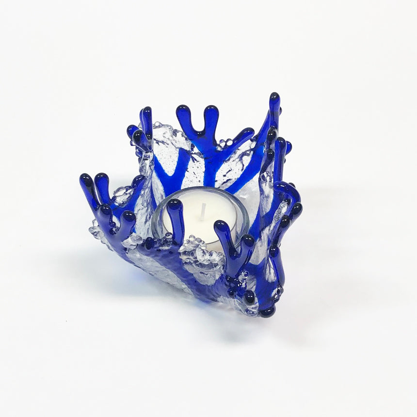 Coral Tealight Candle Holder