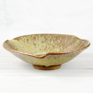 Copper Pinch Rimmed Bowl