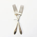 Mr. & Mrs. Hand Stamped Forks
