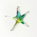 Green Hanging Glass Star