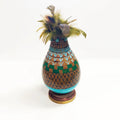 Gourd with Feathers