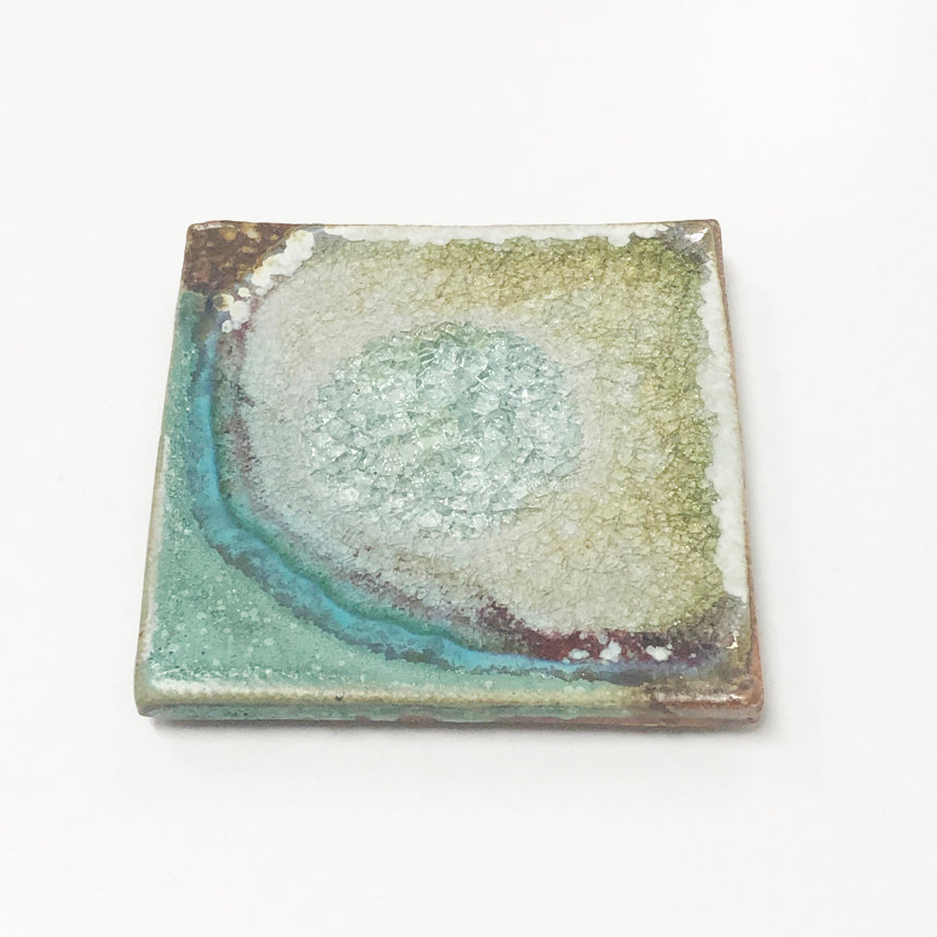 Geode Crackle Coaster
