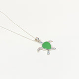 Turtle Sea Glass Necklace