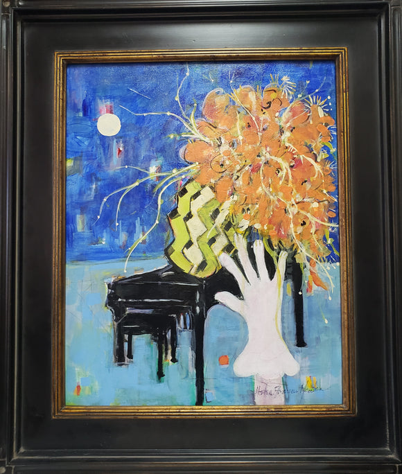 LEND A HELPING HAND original acrylic painting by Helen Newton