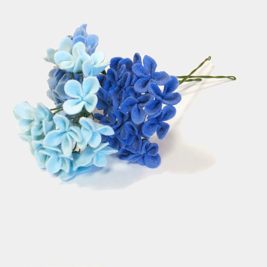 Blue Hydrangea Stem