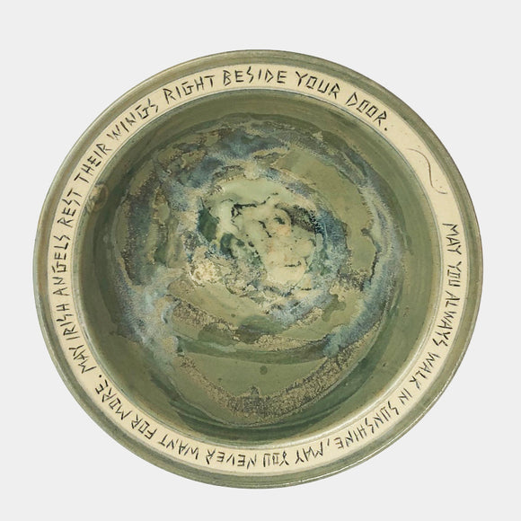 Irish Blessing Stoneware Bowl