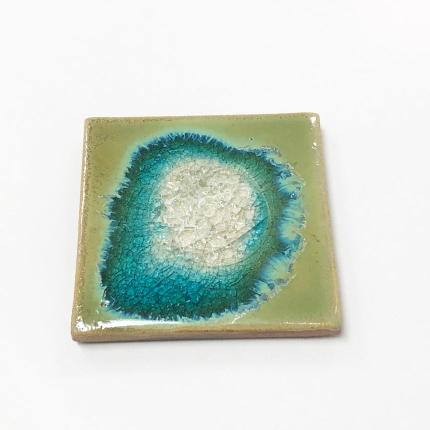 Geode Crackle Coaster