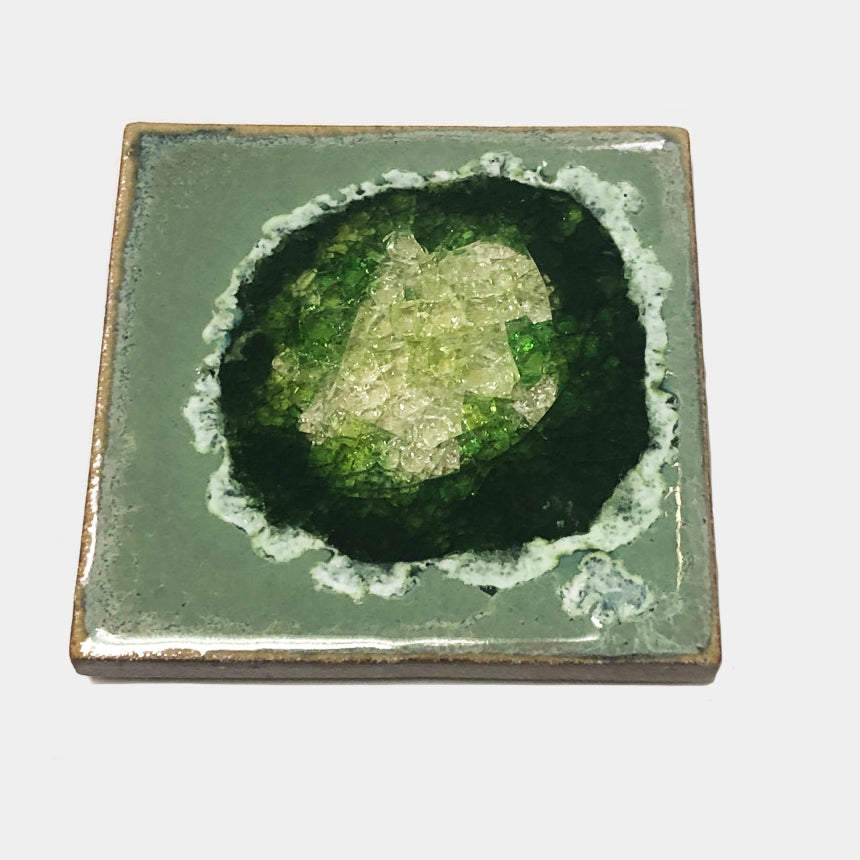 Geode Crackle Coaster